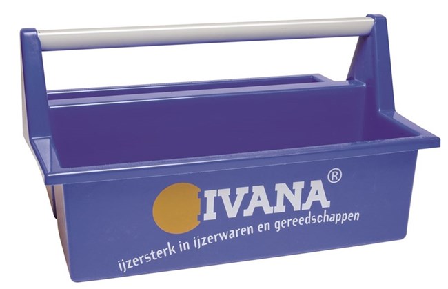 Samenwerking Geneeskunde in de rij gaan staan Ivana gereedschapsbak blauw plastic 390 x 290 x 215 mm - Schroeven-winkel.nl